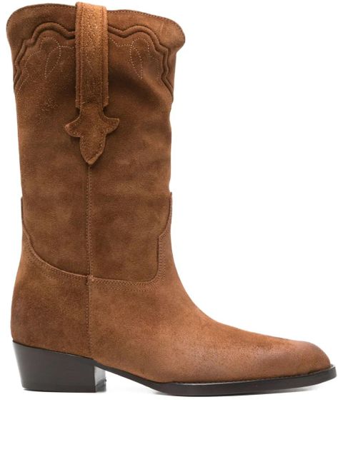 Paris Texas 40mm Hilda suede boots - Brown - zdjęcie produktu nr 1