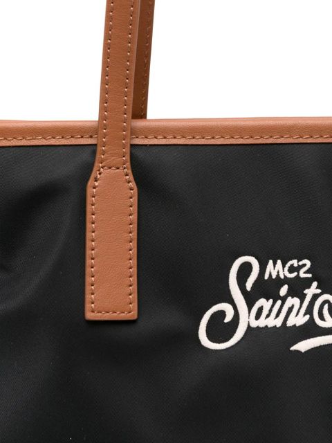 MC2 Saint Barth medium City embroidered tote bag - Black