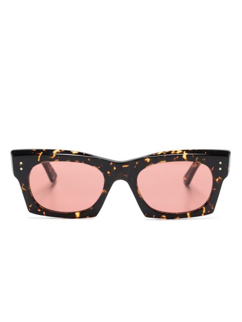 Marni Eyewear tortoiseshell-effect square-frame sunglasses - Brown - zdjęcie produktu nr 1