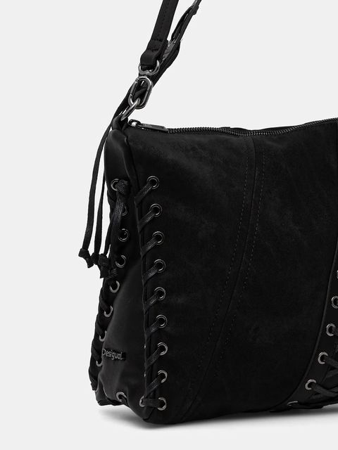 Desigual torebka TANGO BLACK PATCH LEI kolor czarny 25WAXP79 - zdjęcie produktu nr 2