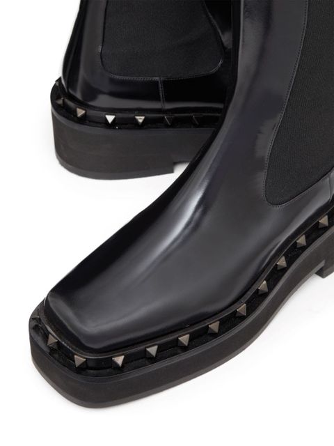 Valentino Garavani 50mm Rockstud M-Way Beatle boots - Black