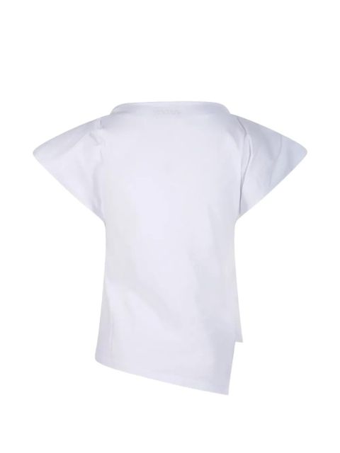 MARANT ÉTOILE draped short-sleeve top - White - zdjęcie produktu nr 2