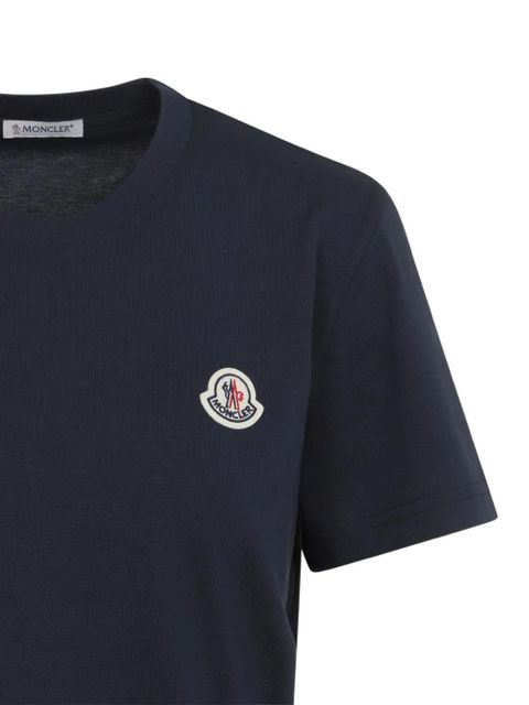Moncler logo-patch T-shirt - Black