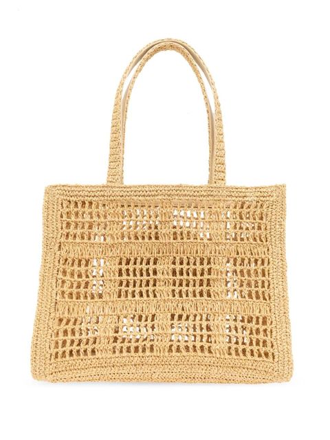 Tory Burch small Ella crochet tote bag - Neutrals - zdjęcie produktu nr 2