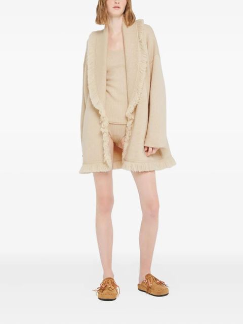 Alanui fringed finest coat - Neutrals - zdjęcie produktu nr 2