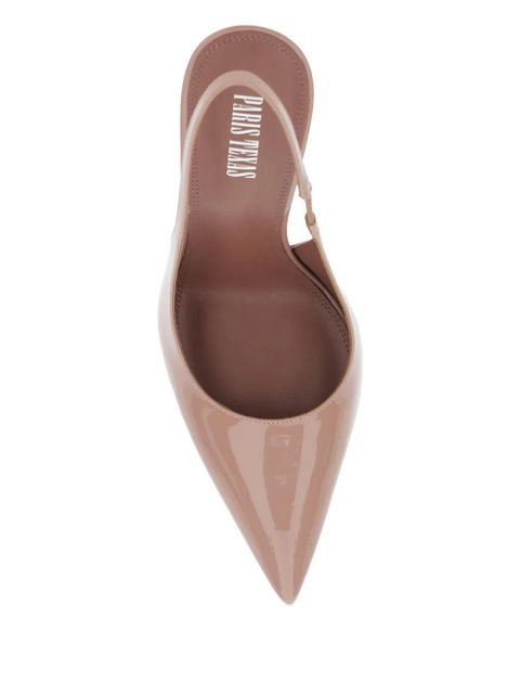 Paris Texas Lidia slingback pointed-toe pumps - Neutrals