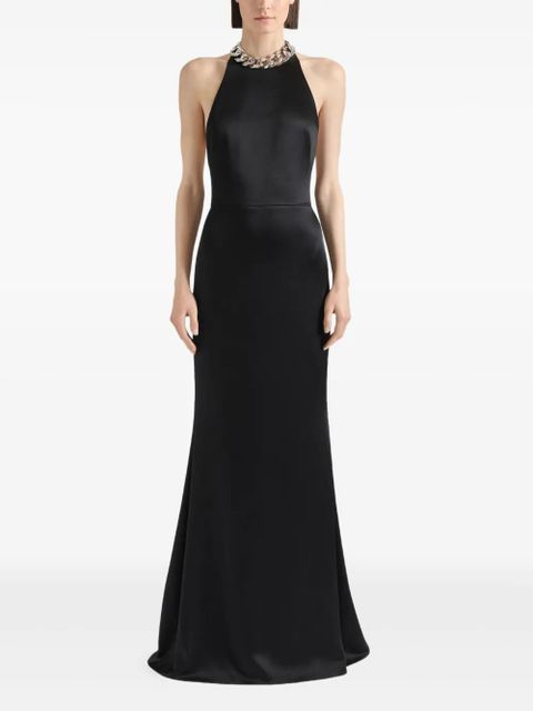 Givenchy halterneck sleeveless maxi dress - Black - zdjęcie produktu nr 2