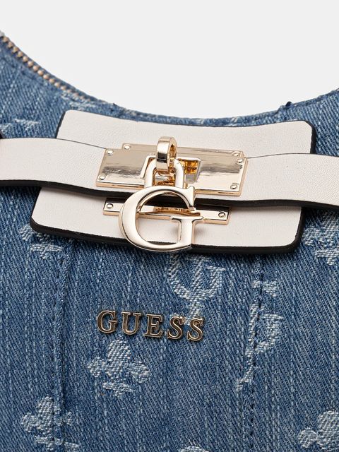 Guess torebka GREYSON kolor niebieski HWDG92 06180