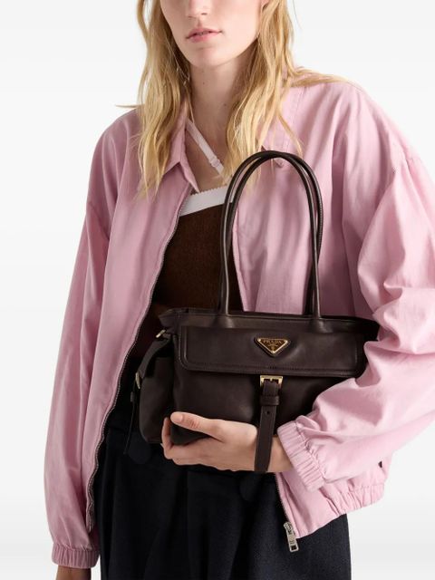 Prada medium Explore leather tote bag - Brown - zdjęcie produktu nr 2
