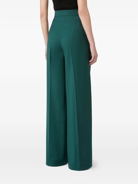 Max Mara pleat-detail trousers - Green