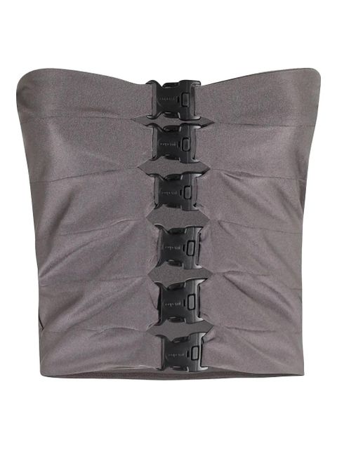 Coperni multi-buckle strapless top - Grey - zdjęcie produktu nr 2