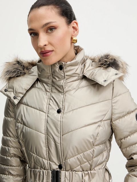 Morgan kurtka kolor beżowy zimowa GALEX1