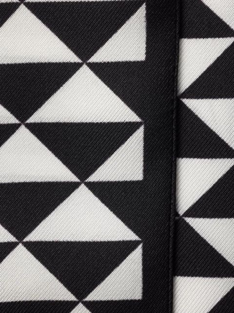 Prada printed silk scarf - Black