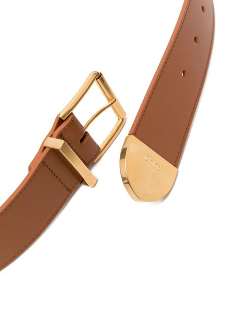 Chloé Rebeca leather belt - Brown