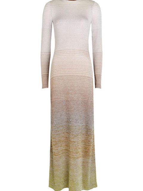 Missoni long-sleeve maxi dress - Neutrals - zdjęcie produktu nr 2