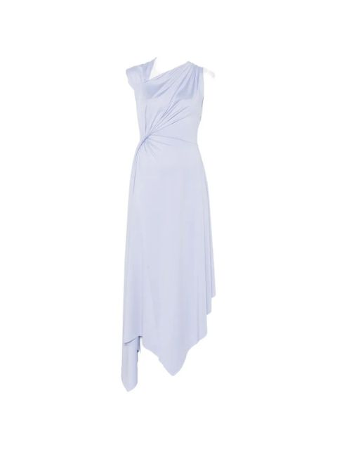 Victoria Beckham twisted sleeveless asymmetric dress - Blue - zdjęcie produktu nr 1