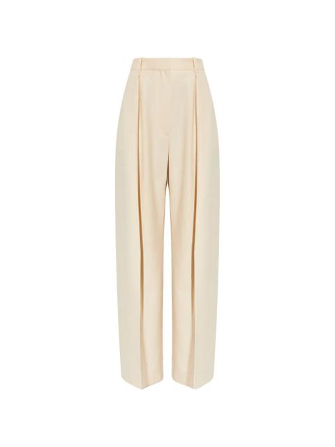 Victoria Beckham pleated trousers - Neutrals - zdjęcie produktu nr 1