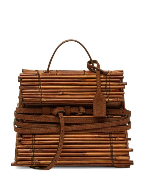 Moschino top-handle tote bag - Brown - zdjęcie produktu nr 1