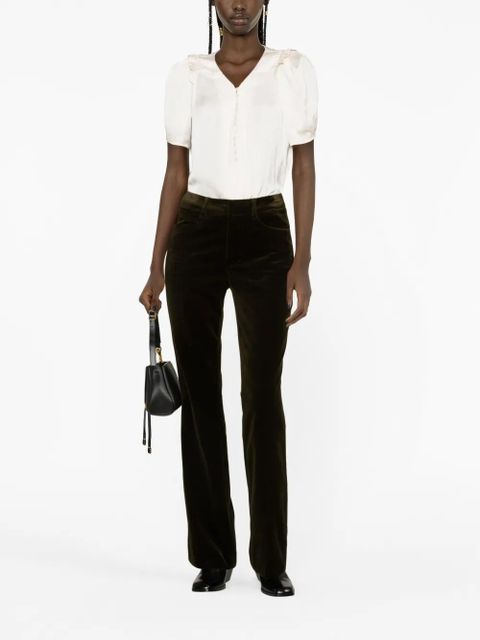 Zadig&Voltaire puff-sleeve satin top - Neutrals - zdjęcie produktu nr 2