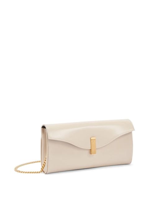 Giuseppe Zanotti Flutie clutch bag - Neutrals
