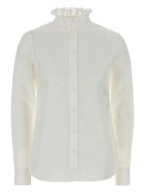 Alexander McQueen ruffle-collar shirt - White - zdjęcie produktu nr 1