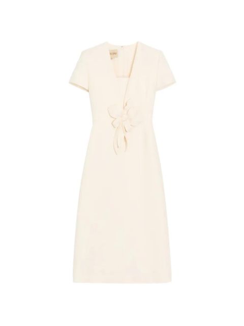 Valentino Garavani embroidered crepe couture dress - Neutrals - zdjęcie produktu nr 1