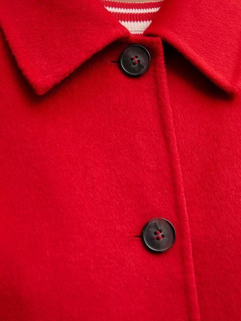 Marc O'Polo kurtka z domieszką wełny kolor czerwony przejściowa 600005170009