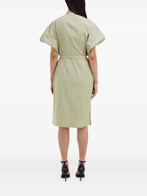 Ferragamo belted shirt dress - Green