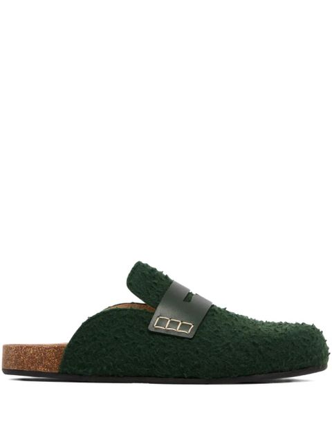 JW Anderson felt loafers - Green - zdjęcie produktu nr 1