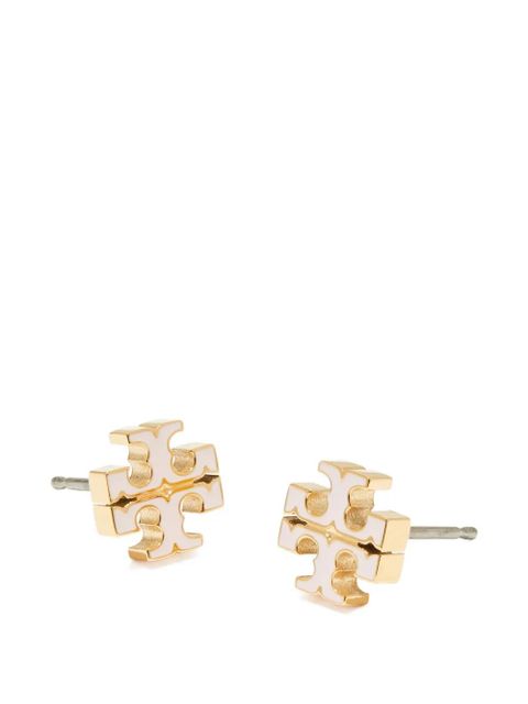 Tory Burch small icon enamel stud earrings - Gold - zdjęcie produktu nr 2