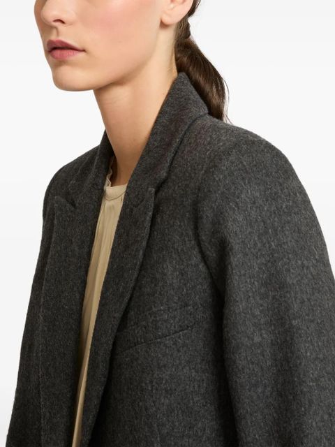 Yves Salomon double breasted blazer - Grey