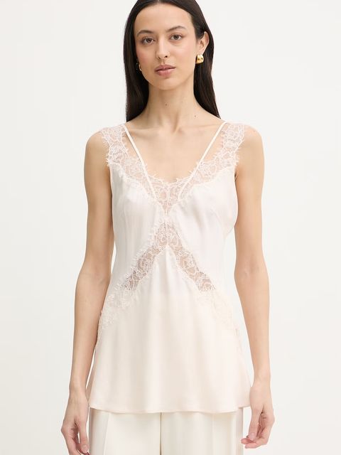 Pinko bluzka na ramiączkach damska z wiskozy - zdjęcie produktu nr 1