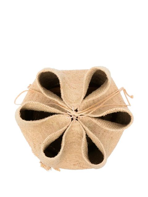 Ruslan Baginskiy tie-detail bucket bag - Neutrals