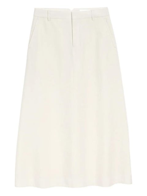 AMI Paris A-line midi skirt - White - zdjęcie produktu nr 1