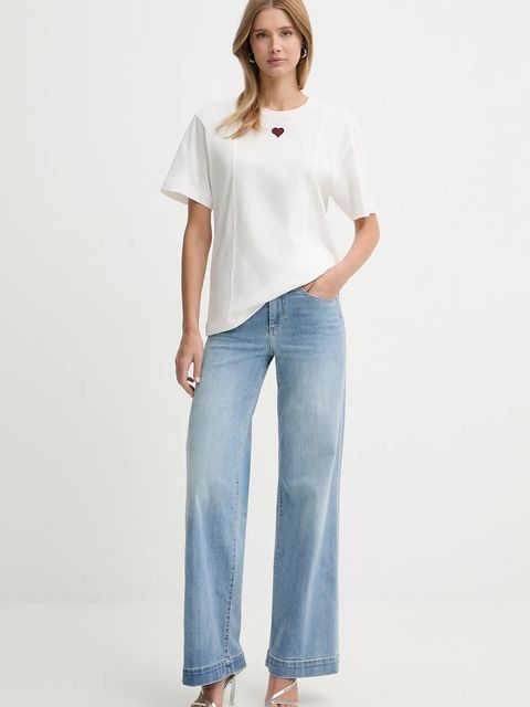 Pinko t-shirt bawełniany - zdjęcie produktu nr 1