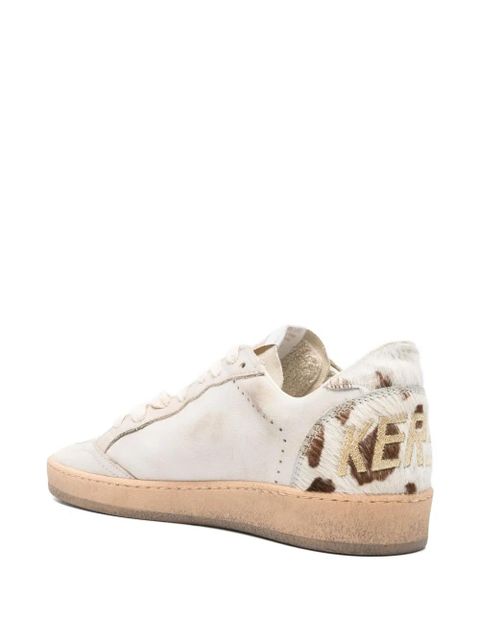 Golden Goose star-patch sneakers - White