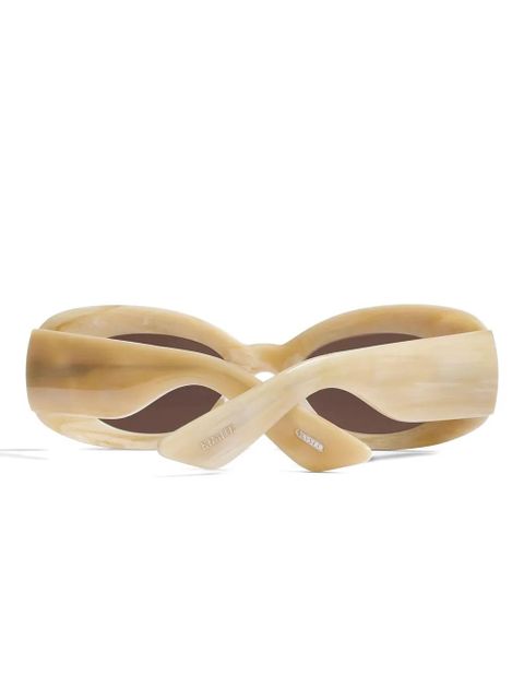 KHAITE oval-frame sunglasses - Neutrals - zdjęcie produktu nr 2