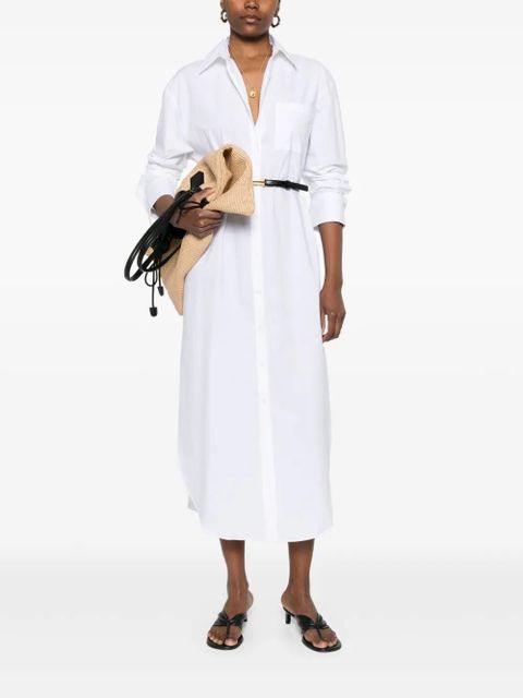 The Frankie Shop Helena shirt midi dress - White - zdjęcie produktu nr 2