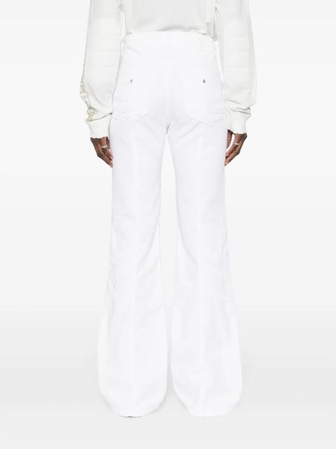 Zadig&Voltaire Elvira mid-rise flared jeans - White