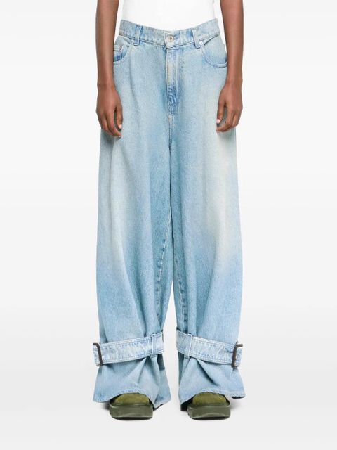 JW Anderson buckled jeans - Blue