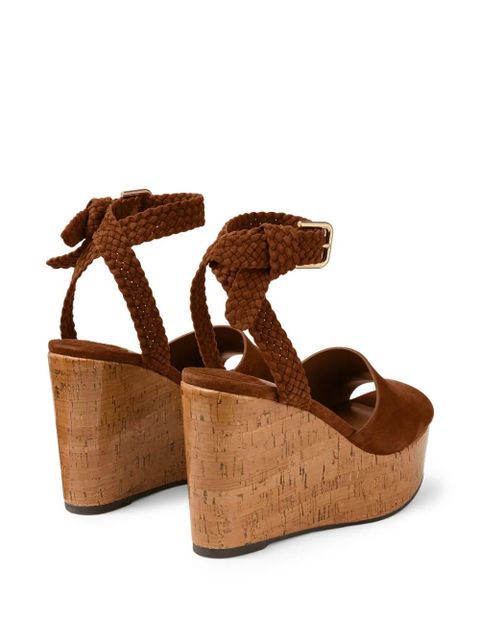 Jimmy Choo Jori braided-strap sandals - Brown
