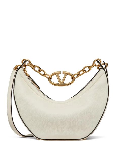 Valentino Garavani small VLogo Moon shoulder bag - Neutrals - zdjęcie produktu nr 1