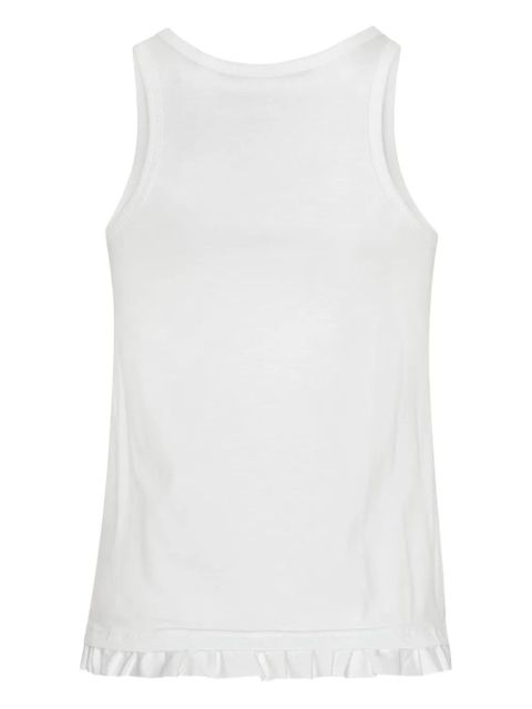 ROTATE BIRGER CHRISTENSEN ruffle-hem tank top - White
