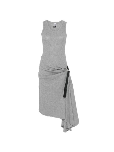 LOEWE Tank tie-detail midi dress - Grey - zdjęcie produktu nr 1