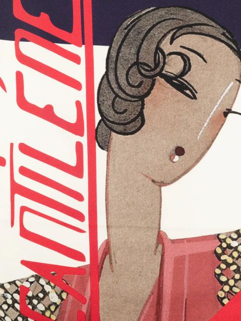 Lanvin graphic-print scarf - Red - zdjęcie produktu nr 2