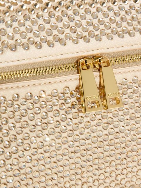 JW Pei Thea crystal-embellished top-handle bag - Neutrals