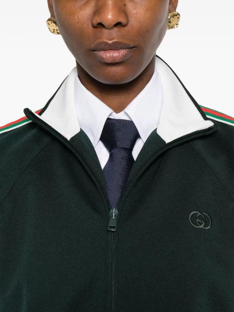 Gucci logo-embroidered sweatshirt - Green
