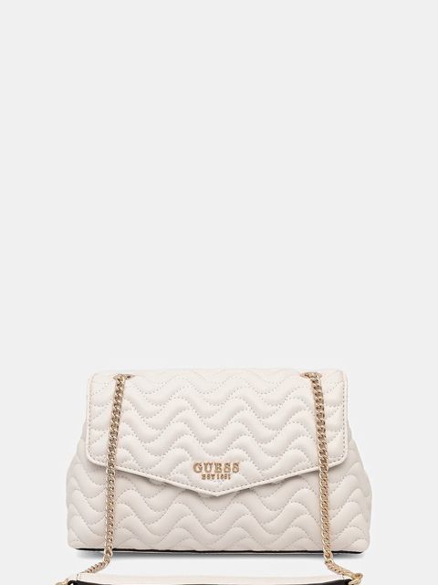 Guess torebka MELISANDRA kolor beżowy HWQG96 53210