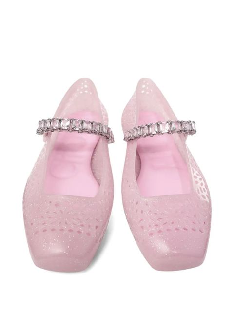 Jimmy Choo Jelly ballet flats - Pink