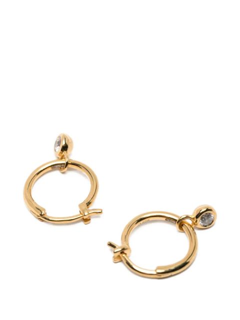 Missoma Tennis Charm mini hoop earrings - Gold - zdjęcie produktu nr 2